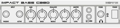 Imagem de Amplificador Baixo Borne Cb80 Impact Bass Preto