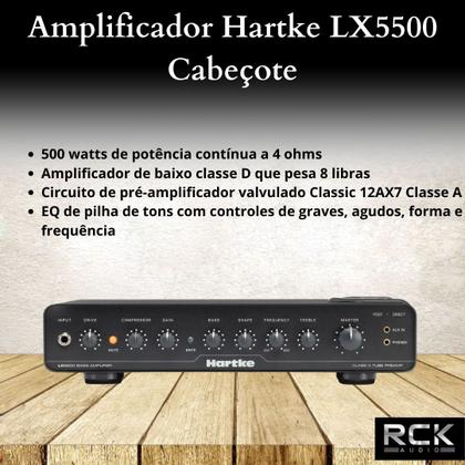 Imagem de Amplificador Baixo Hartke LX5500 Cabeçote