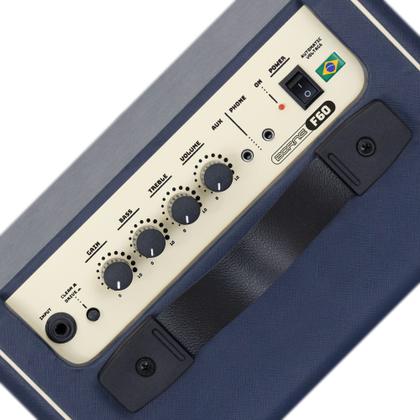 Imagem de Amplificador Borne Guitarra F60 Azul 15w Rms Bivolt