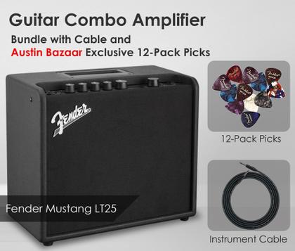 Amplificador combinado de guitarra Fender Mustang LT25 25W com