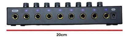 Amplificador De Fone 8 Canais Waldman Ph-8p Phonehub 8 Pro Imagem de Amplificador De Fone 8 Canais Waldman Ph-8p Phonehub 8 Pro