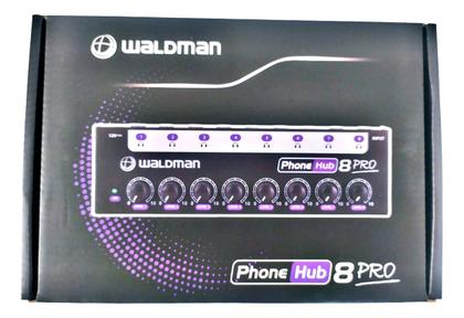 Amplificador De Fone 8 Canais Waldman Ph-8p Phonehub 8 Pro Imagem de Amplificador De Fone 8 Canais Waldman Ph-8p Phonehub 8 Pro