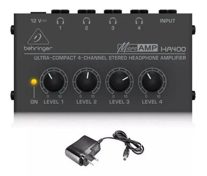Imagem de Amplificador de Fone de Ouvido Power Play HA400 Behringer
