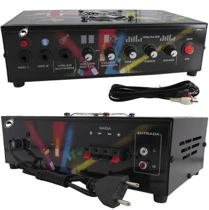 Imagem de Amplificador de Mesa Trinity Turbo Dance Com BLUETOOTH 5.1 300W RMS 2 Canais - Ideal Para Som de Igrejas Lojas Casa