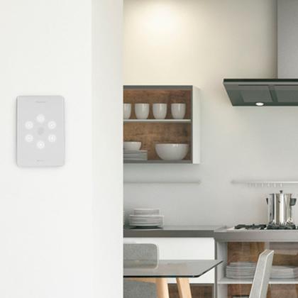 Imagem de Amplificador de Parede HS Wall Branco G5 Touch 2x30W Bivolt Caixas de passagem 42 Frahm - 32239