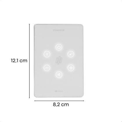 Imagem de Amplificador de Parede HS Wall Branco G5 Touch 2x30W Bivolt Caixas de passagem 42 Frahm - 32239
