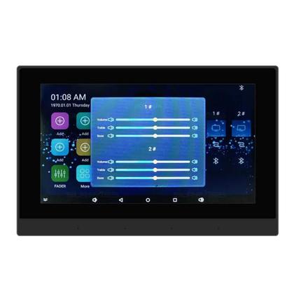 Imagem de Amplificador De Parede Touch Screen Wifi Som 2 Ambientes 7''