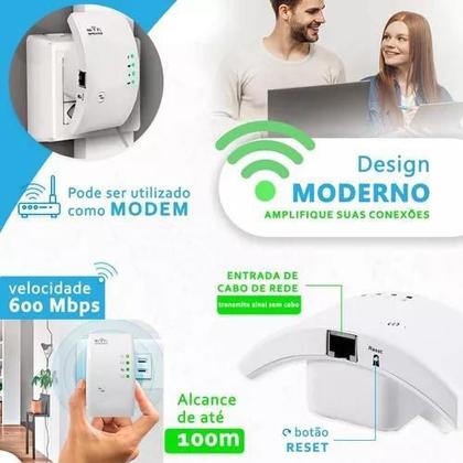 Imagem de Amplificador de Sinal 600Mbps - Melhora Wi-Fi