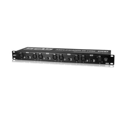 Imagem de Amplificador fone santo angelo af8 x preto - 8 canais
