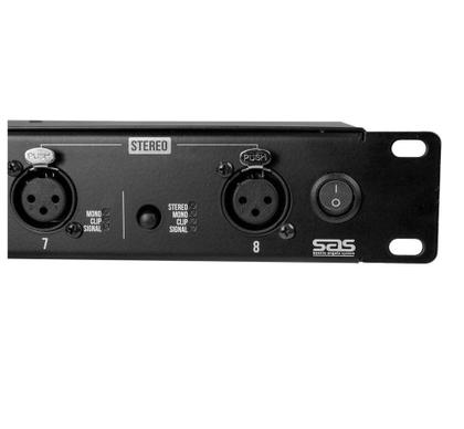 Imagem de Amplificador fone santo angelo af8 x preto - 8 canais