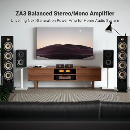 Amplificador Fosi Audio ZA3 Estéreo Balanceado 2.1 Canais 235W