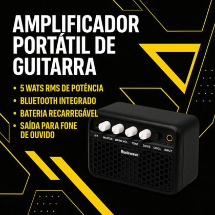 Imagem de Amplificador Guitarra Rockwave Rga5 + Polidor