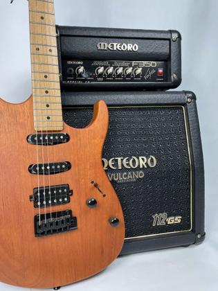 Imagem de Amplificador Meteoro Space Jr F350 + Gabinete Vulcano 112gs