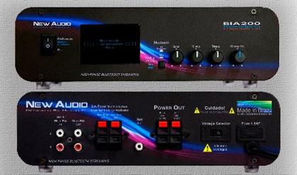 Imagem de Amplificador New Áudio BIA 200 BT 2.1 Estéreo + 2 Cxs C321P