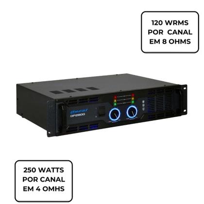 Imagem de Amplificador Potência Profissional Oneal OP 2800 500 Watts