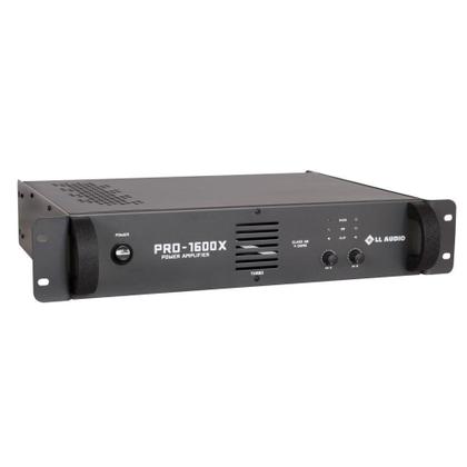 Amplificador profissional LL Audio Pro1600X classe AB 400W Imagem de Amplificador profissional LL Audio Pro1600X classe AB 400W