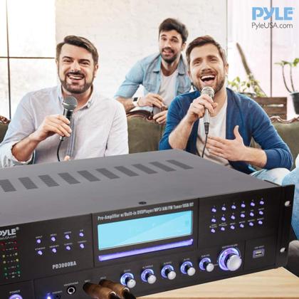 Imagem de Amplificador Pyle PD3000BA sem fio Bluetooth 3000W estéreo