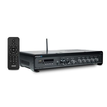 Imagem de Amplificador Slim 3700 Optical G5 Som Ambiente Potência 240W RMS Bivolt Automático Mono Classe D Frahm -  32112