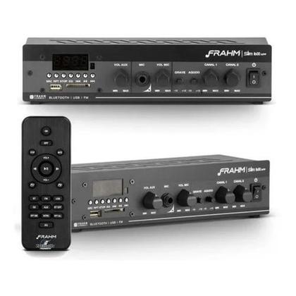 Imagem de Amplificador Som Ambiente Frahm Receiver Slim 1600 APP BT