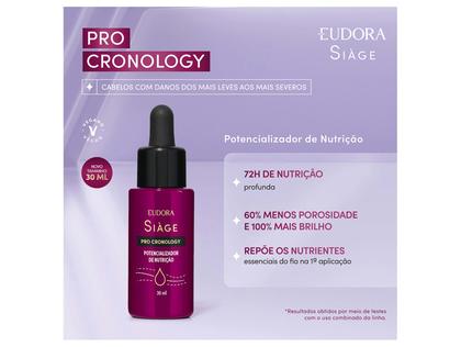 Ampola Potencializador de Nutrição Eudora Siàge Pro Cronology 30ml ...