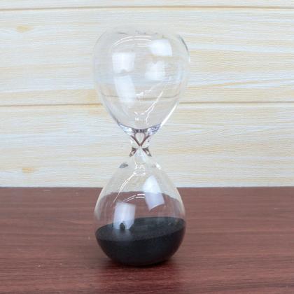 Imagem de Ampulheta de vidro 15 minutos 7x16,5cm