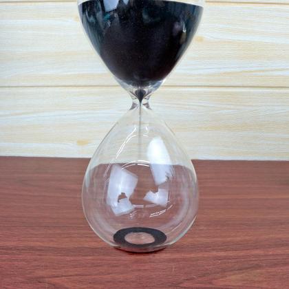 Imagem de Ampulheta de vidro 15 minutos 7x16,5cm