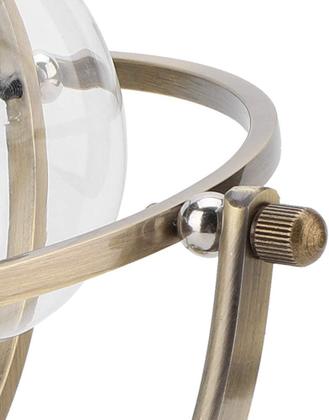Imagem de Ampulheta Decorativa Retrô 60 minutos Suporte Metal Dourado