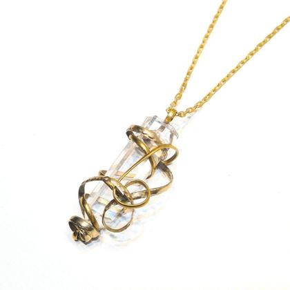 Imagem de Amuleto Alpaca e Bronze Cristal de Quartzo Lyra
