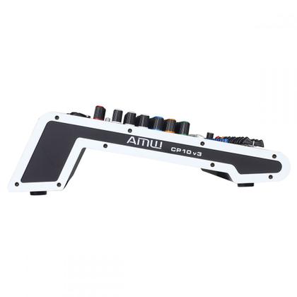 Imagem de AMW CP10 v3 Mesa de Som 10 Canais Efeitos USB Interface Mp3 BT Eq