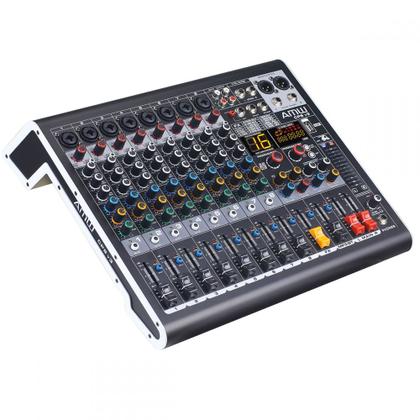 Imagem de AMW CP8 V3 Mesa de Som 8 Canais Efeitos USB Interface Mp3 BT Eq