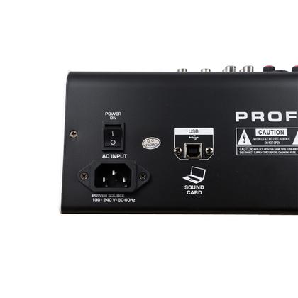 Imagem de Amw Pm6 v2 Fx Mesa De Som 6 Canais 99 Efx DSP Interface USB Eq BT