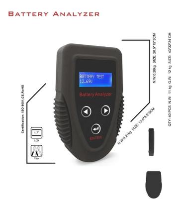 Imagem de Analisador De Bateria Carro Moto Digital Em Português