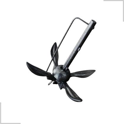 Imagem de Âncora poita folding dobrável 4 kg ferro jet ski caiaque barco