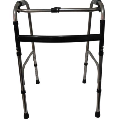 Imagem de Andador 2 Barras Idoso Adulto Dobravel Articulado Fixo Regulavel 120kg Supermedy