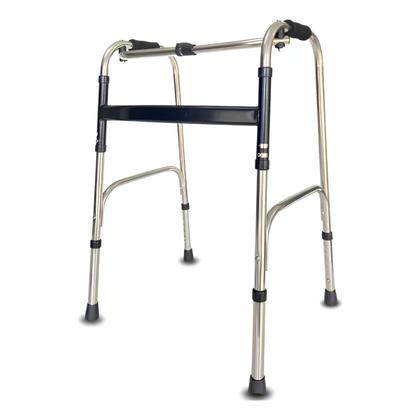 Imagem de Andador Adulto Idoso Dobrável Regulável Alumínio Supermedy