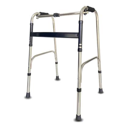 Imagem de Andador Adulto Idoso Dobrável Regulável Alumínio Supermedy