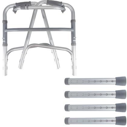 Imagem de Andador Articulado Fixo Dobrável Alumínio Idoso Adulto 130kg