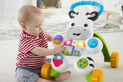 Imagem de Andador de Atividades Apoiador Zebra - Aprenda Comigo - Fisher Price - Mattel