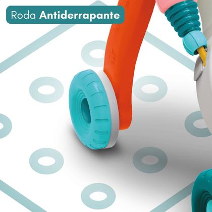 Imagem de Andador de Bebê Infantil Menino Com Teclado Musical Brinquedo Educativo