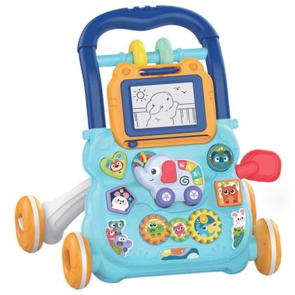 Imagem de Andador de Empurrar Infantil Multi Atividades para Bebê Divertido - Dm Toys