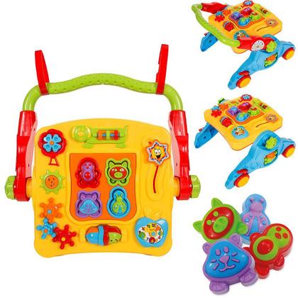 Imagem de Andador Didático Completo Maral 4 em 1 Infantil Musical Colorido