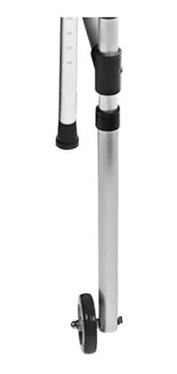 Imagem de Andador Dobrável Alumínio C/ Rodas E Regulagem Adulto Idosos