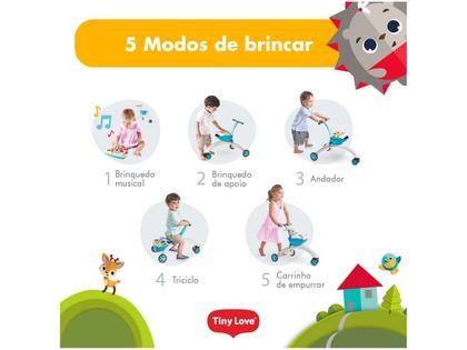 Imagem de Andador e Triciclo 5 em 1 Azul - Tiny Love IMP01819