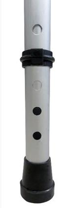 Imagem de Andador Fixo 2 Barras 130kg Duplo Punho Natural - Sequencial - Andador Leve e Resistente