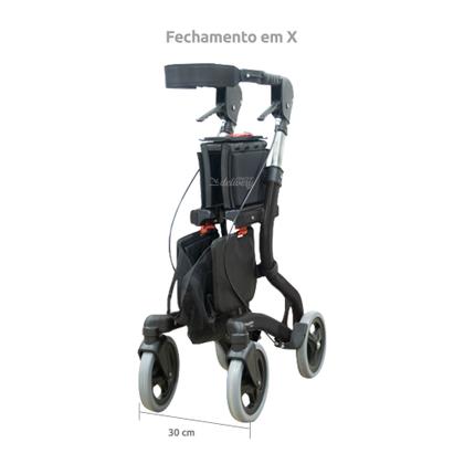 Imagem de Andador Freedom Walker - 4 Rodas Dobrável Adultos e Idosos P