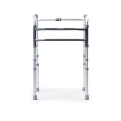 Imagem de Andador Idoso Adulto Articulado Fixo Dobrável em Alumínio 3 Barras Resistente