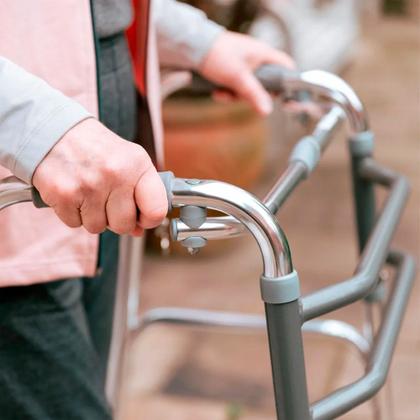 Imagem de Andador Idoso Alumínio Dobrável Articulado Dellamed D10