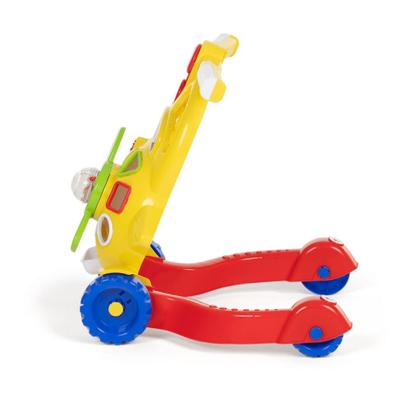 Imagem de Andador Infantil Bebê Aviador Carrinho De Empurrar 2 em 1 Amarelo TaTeTi