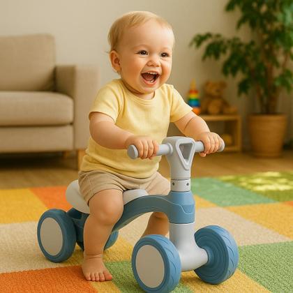 Imagem de Andador Infantil Bicicleta De Equilíbrio Zippy Baby Azul