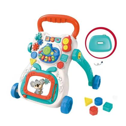 Imagem de Andador Infantil De Empurrar Didático Musical Bebê Centro De Atividades Multmaxx